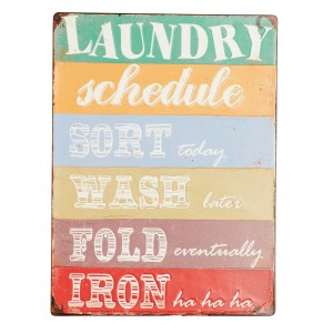 Tablica Laundry schedule